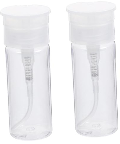 EPIGEIST 2 Pz Riutilizzabili da Viaggio per Lozione Petg a di Perdite Contenitori per Liquidi Kit Liquidi 100Ml Bottiglia Cosmetici per Detergente Mani e per Unghie