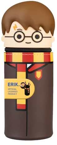 Grupo Erik Harry Potter Federmäppchen Mäppchen Merch | Federmappe Stift Etui Schule 1 Fach 6,5 x 17 cm - Federtasche Mädchen und Jungen Schlampermäppchen Geschenke zur Einschulung