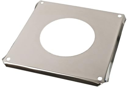 Square Chimney Top Plate, Stainless Steel Storm Collar, Wall Plate Register Palate for Stove Pipe, Flue Liner Heating Equipment (60mm)