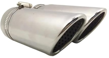 HHWBP Auto Auspuff,Auto Auspuffdüse,Endrohr,Auspuffschalldämpfer,für Mercedes Benz W204 C63 C180 C200 C220 Einfach Montiert Auspuffblende Externes Zubehör