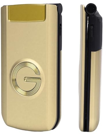 ZDAGELD Big Buttons Loud Flip Cell Phone for Seniors, 2.4 Inch Screen, 4800mAh Battery, Camera, FM Radio, Family Number 9, SOS 5, Oversized Fonts, 110dB Ringtone Volume, Designed with (Gold)
