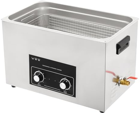 CLEADONG 30L Digital Ultrasonic Cleaner, Industrial Ultrasonic Cleaner with Digital Timer and Heater, for Cleaning Jewelry Glasses Denture Lab Utensils Metal Parts