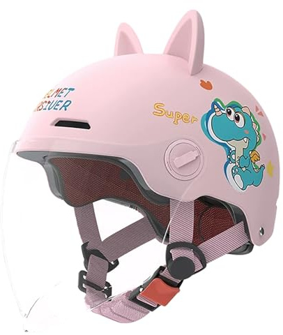 Casco Da Bici Per Bambini Casco Per Bambini Dai 3 Ai 12 Anni Casco Multisport Per Bambini Per Ciclismo Skateboard E Monopattino Casco A Mezzo Casco Con Cartoni Animati Per Bambini 10,(48-55CM)