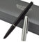 Hero 100 Fountain Pen 14K Fine Nib, Steel Hooded, Black Barrel Silver Cap, Luxury Gift Case Pen Set for Business Signature and Collection
