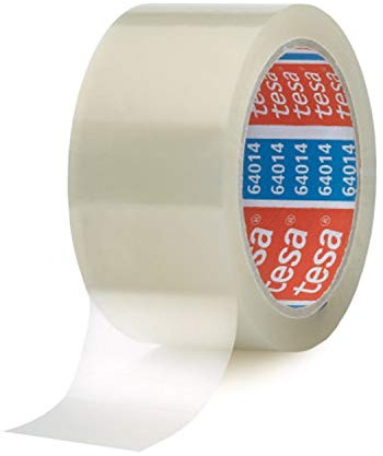 Tesa 18 Rollen Paketklebeband (66 m, 50 mm) transparent
