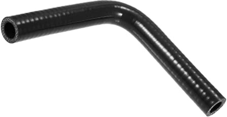 LUXERAD Manguera reductora negra de 90 grados ID de 19 mm a 25 mm de silicona para entrada de intercooler, longitud de 102 mm, una pata, 4 capas de 5,4 mm de grosor