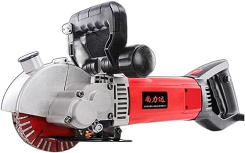 Wall Line Cutter Elektrische Wandschlitzmaschine Staubfreie Wasserkraftinstallation Drahtkanalschneider Wall Chaser Nutschneidemaschine Nutensteinschneidemaschine for Marmorbeton (Size : 133)