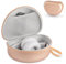 TUNYINSH Hard Shell Travel Case Compatible with Beats Studio Pro/Studio3/Solo 3 2 Bluetooth On-Ear Headphones (Gold 2)