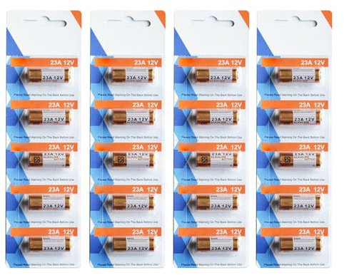 Rudiaoa 12V A23 Batería Seca Baterías Alcalinas para Electrónica Doméstica Y Campanas Control Control Remoto Celdas Juguete