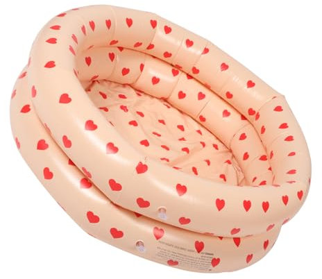 Toyvian Piscina Inflable para Diseño Redondo Espacioso Multifuncional Piscina para Bebés y Área De Material PVC para Jardín y Patio Trasero