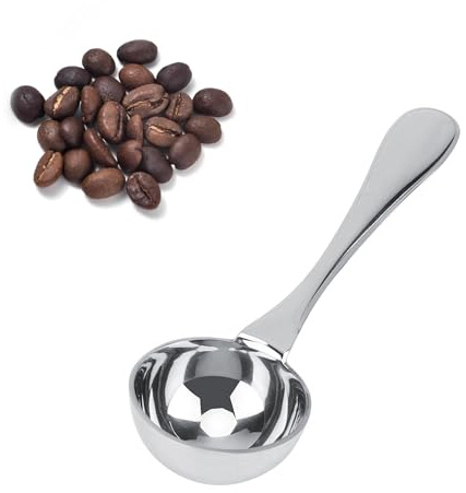 Cucharas de Café Acero Inoxidable Mango Largo Medidora, Cocina Medidas en Hornear Herramientas, Té Café Matcha Hojas Sueltas (25 ML)