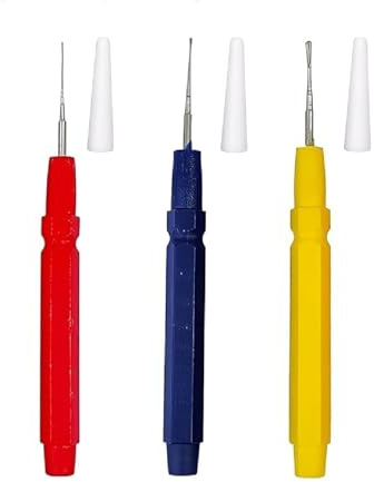 Oiler Pen Needle Set for Watchmaker Precision Oiler Pen Applicator for Watch Repair, Clock Lubrication and Small Parts (3 Oiler Pen Pack)