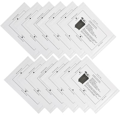 12 feuilles d'huile - Kit d'entretien et de nettoyage pour hacher les documents, comprend des feuilles et de l'huile, convient pour hacher les documents pour la maison et le bureau