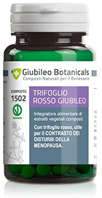 Integratore 100% naturale con TRIFOGLIO ROSSO Utile per il Contrasto dei Disturbi della Menopausa, con PASSIFLORA per il Fisiologico Rilassamento - 50 capsule PER 50 GIORNI DI TRATTAMENTO!!