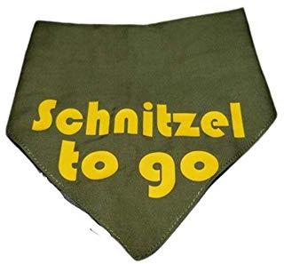 Hundehalstuch Schnitzel to go