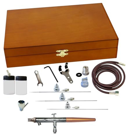 Paasche Airbrush Double Action Airbrush in Wood Case