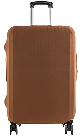Anawakia Elastisch Einfarbig Kofferhülle Koffer Abdeckung Schutzhülle Kofferschutzhülle Kofferbezug Luggage Gepäck Cover (Braun,XL 29-32 Zoll)