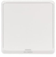 Interrupteur Connecté WiFi Simple Poussoir Blanc - SILAMP