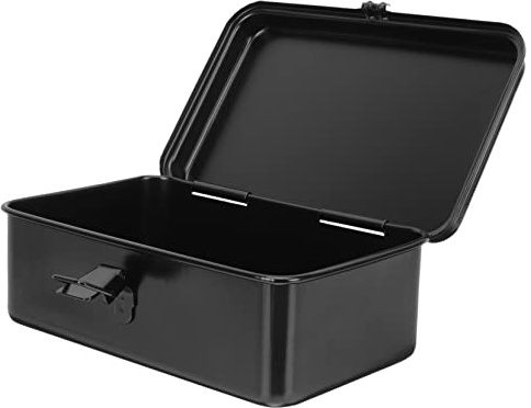 Yardwe Caja De Herramientas Pequeña Portátil Organizador De Piezas Pequeñas Para Tornillos Y Accesorios Caja De Almacenamiento Con Hebilla Para Hogar Garaje Taller Y Trabajo