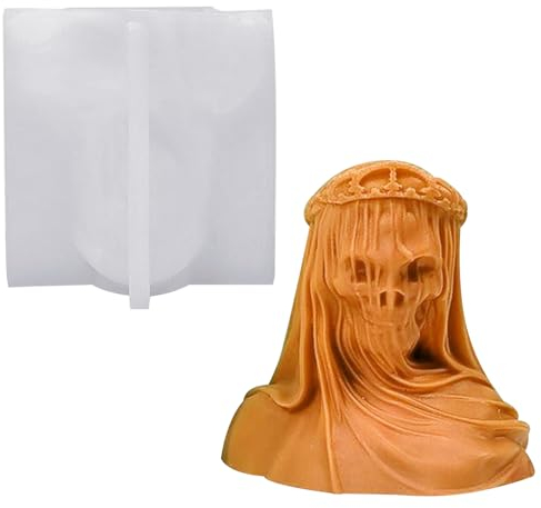 Silikon Kerzengießform, 3D Silikonform, Kerzenform Zum Gießen, Geheimnisvolles Mädchen, Diy Kerzen, Gießformen Silikon, Für Handwerk Ornamente, Duftkerze, Handgemachte Seife, Silikonharz-Form