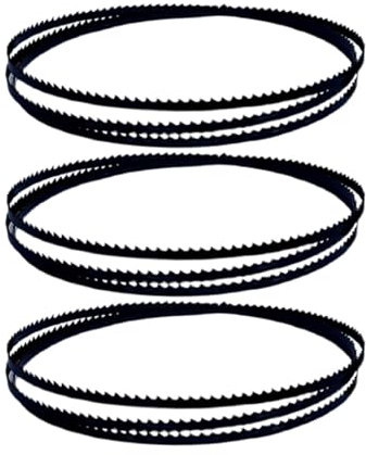 3 hojas de sierra de cinta de 1450 x 6 x 0,63 mm/57 x 0,24 x 0,025 pulgadas, 6 hojas de sierra de cinta TPI for cortar madera, PVC y aluminio fino