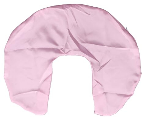 Stillkissenbezug aus Satin, Weich, Waschbar, Atmungsaktiv, Hautfreundlich, Stillkissenbezug Zum Füttern (Rosa)