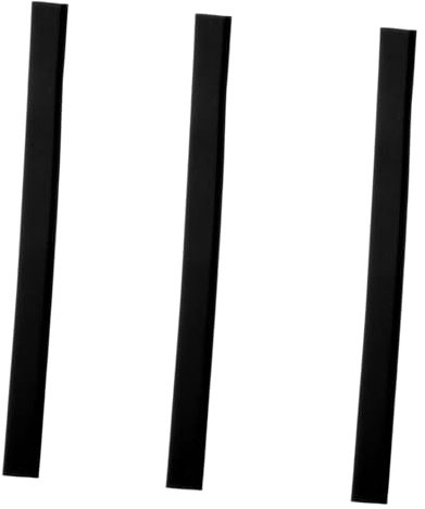 IWOWHERO 3pcs Glass Squeegee Replacement Strips Window Cleaning Shower Doors Windshields Mirrors High Efficiency Easy Install
