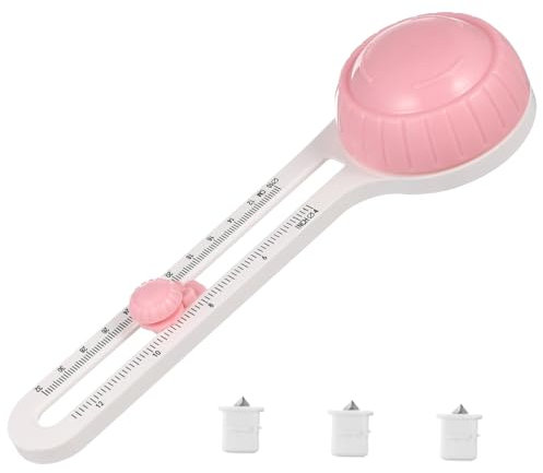 NUOBESTY Cutter Circulaire pour Carton avec Compas Réglable Rechange pour Loisirs Créatifs et Scrapbooking