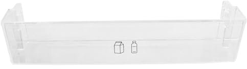 SPARES2GO Lower Door Shelf Bottle Dairy Tray Rack for Logik LLNF55X20 LNFD55W20 LNFD55X20 LSD55W20 Fridge Freezer (440 x 95 x 100 mm)