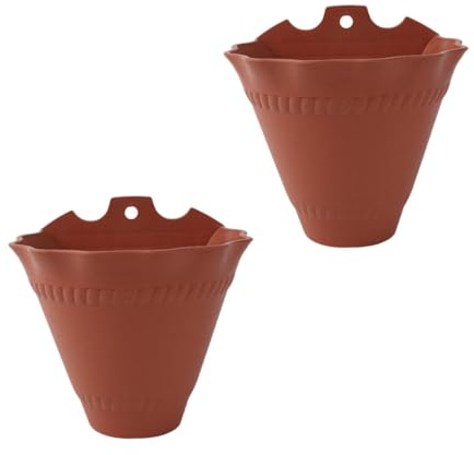 Abaodam 2pezzi Da Da Parete in Portafiori Decorazione Per Fioriera Materiale Resistente e Design Pregevole Per Retrò