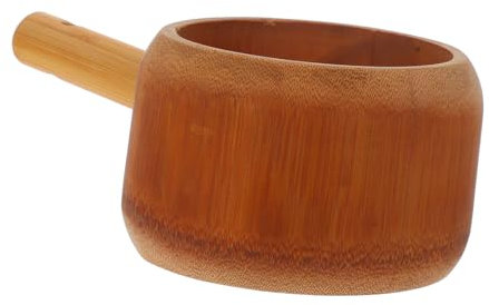 Luxshiny Cucchiaio Di Legno Per Zuppa e Irrigazione Stile Giapponese Cucchiaio Legno Massello Per Cucina e Giardinaggio Design Naturale e Sicuro Comfort Ergonomico e Resistente Agli Odori