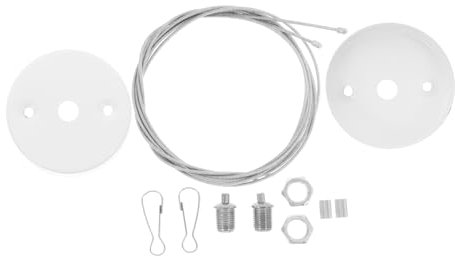 Ciieeo 2ensembles Chaîne De Suspension Pour Lampe De Sortie Lot Fixation De Levage Pour Éclairage De Secours Installation Rapide Pour Luminaires