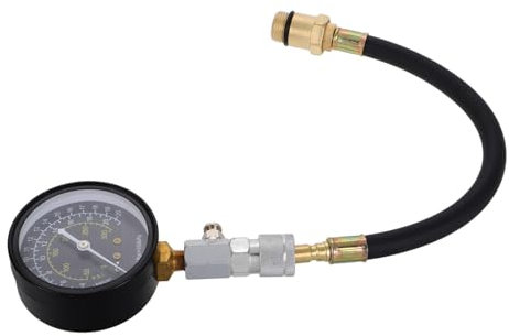 Alipis Tester Compressione Motore Misuratore Compressione Cilindri Kit Adattatore