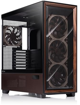 Antec Flux Pro Noctua Edition Ultra-Quiet PC Case (Black, Brown)