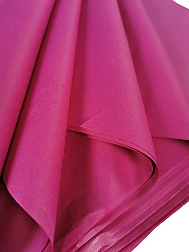 50 Blatt Seidenpapier Fuchsia, säurefreies Seidenpapier, Kunst-Seidenpapier, Geschenkpapier, Seidenpapier für Dekorationen