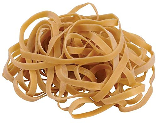 Q-Connect Size 70 Rubber Bands 454g Pack, brown|orange|gold|oak|beige