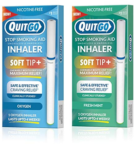 Stop Smoking Remedy, Smoke-Free Oxygen Inhaler, Chewable Mouth Grip to Help Curb Cravings, Quit Smoking Support, Satisfying Fidget Relief, Nicotine Free (Oxygen,Fresh Mint, Variation Pack)