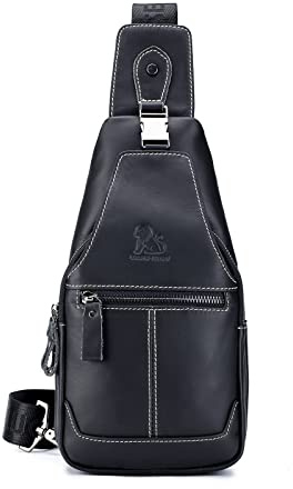 pundarika Leder Brust Tasche Männer Leder Umhängetasche Business Freizeit Crossbody Tasche Reise Arbeit kleine Handtasche