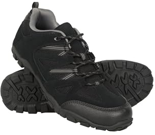 Mountain Warehouse Outdoor Mens Walking Shoes | Breathable & Durable Footwear with Suede Mesh Upper, Comfy Cushioned EVA Footbed & Grippy Outsole, For Travel & Everyday Wear