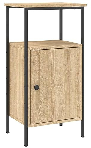 vidaXL Nachttisch Sonoma-Eiche 41x31x80 cm Holzwerkstoff