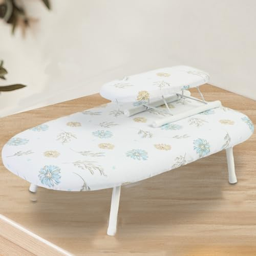 Tabla De Planchar PequeñA con Soporte para Plancha, Mini Tabla De Planchar Plegable con Funda De AlgodóN, Tabla De Planchar PortáTil Plegable Wyhbxd para Ahorrar Espacio (Color : Style d)
