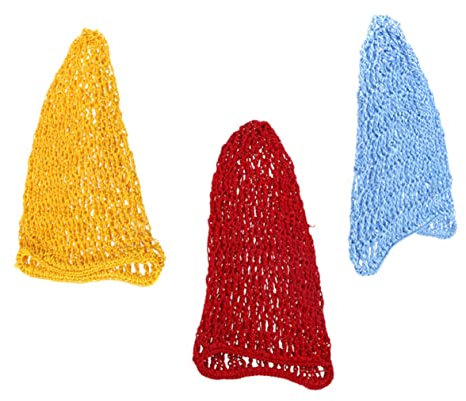 MUSISALY 3stücke Gehäkeltes Haarnetz Für Frauen Haarpflegenetzkappen Elastisches Design Langlebiges Material Passt Für Kopfumfänge Schützt Haar Beim Schlafen Für Zöpfe Oder Lockiges Haar