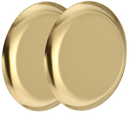 Cabilock Jaboneras Estilo Nórdico Juego de 2 Doradas de Acero Inoxidable Resistentes y Duraderas para Decoración del Hogar y Exhibición de Joyas