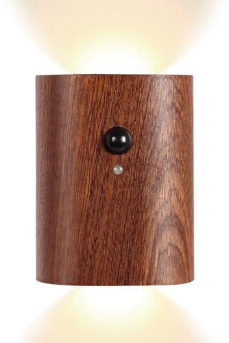 MiOYOOW Luce Notturna, Lampada Notturne a LED con Sensore di Movimento e Ricarica USB, Luci Notturne Magnetica per Parete Corridoio Camera da Letto Dcale Armadio