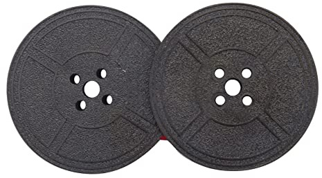 Asyduey 1 Packung Schreibmaschinen Farbband Doppel Spule Schreibmaschinen Farbband Rot und Schwarz Doppelspule Ersatzpackung für die Meisten Schreibmaschinen