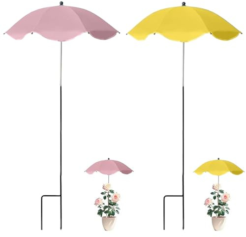 Pflanzenschirm im Freien,2 Stück Pflanzenschirme für Outdoor-Pflanzen,Gartenschirm Sonnenschutz,Gartenschirm Outdoor-Schutzhülle,Plant Shade für Den Garten Im Freien,für Topfpflanzen
