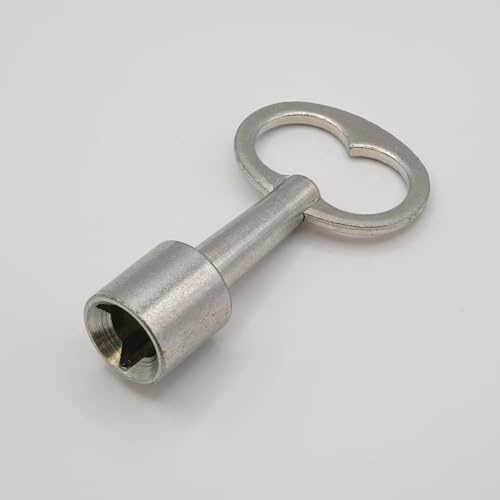 GEBA - Dreikantschlüssel, 11 mm, Ref. 750.P011.00 – für Feuerwehrschlüssel ES-APZ – Not- und Wartungszugang + 1 Goodies Domobi (Dreikantschlüssel 14 mm)