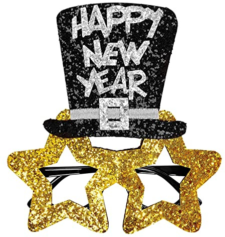 W WIDMANN MILANO Party Fashion - Happy New Year Brille | Accessoires, Partyzubehör für Silvester und Neujahr