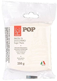 Unbekannt Vit sockerpasta MODECOR 250 g