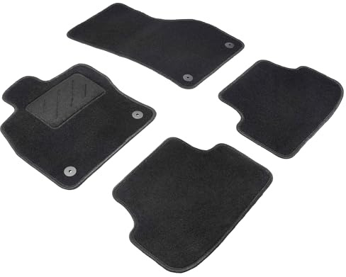 WALSER Comfort Auto Teppiche für VW Golf VII/VII Variant/Alltrack VII 2012-2021, Golf VIII/VIII Variant/Alltrack VIII 2019-Heute, 100% passgenaue Auto Fußmatten Made in Europe, Autoteppich
